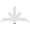 Ekena Millwork Alberta Architectural Grade PVC Gable Bracket, 60"W x 32 1/2"H x 4"D x 6"F, 13/12 Pitch GBP060X33X0406ALB00 - alternate 4